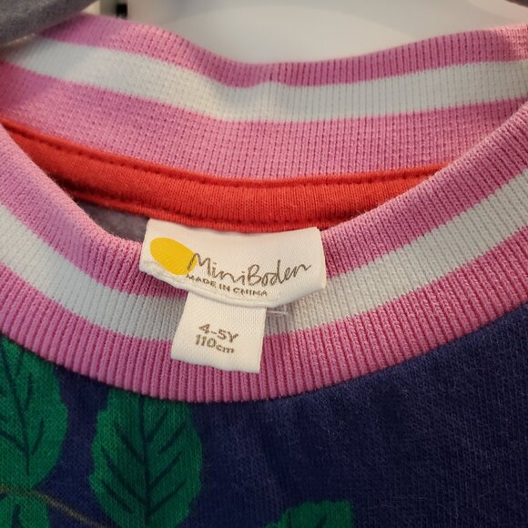 Girls MiniBoden sweatshirt dress - Picture 3 of 3